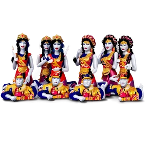 Traditional_ Indonesian_ Puppet_ Show_ Characters PNG