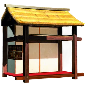 Traditional Japanese Building PNG Klm97