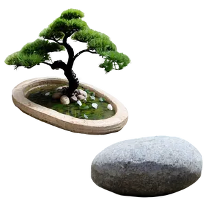 Traditional Japanese Garden PNG 2