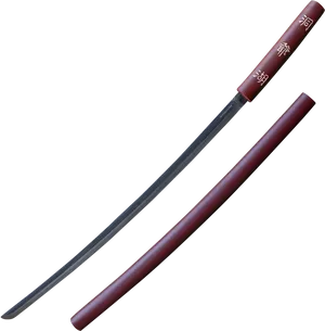 Traditional Japanese Katana Sword PNG image