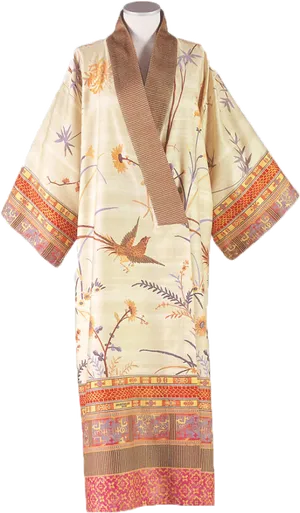 Traditional Japanese Kimono Design PNG image