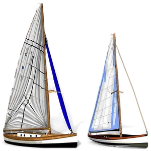 Traditional Maine Sailboats PNG Fmk26 PNG