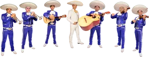 Traditional Mariachi Band Performance PNG