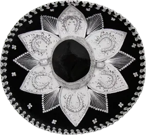 Traditional Mariachi Sombrero Embroidery