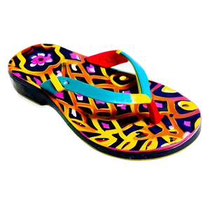 Traditional Mexican Chancla PNG 38
