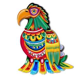 Traditional Mexican Eagle Art Png 06132024 PNG image