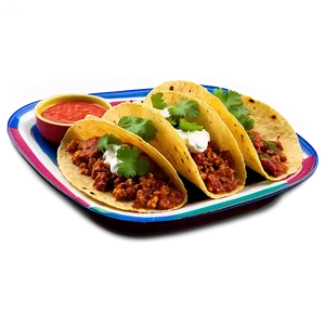 Traditional Mexican Tacos PNG 31