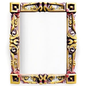 Traditional Mirror Frame PNG 06212024