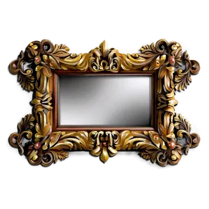 Traditional Mirror Frame PNG Gdr