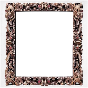 Traditional Mirror Frame PNG Huh