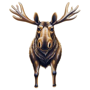 Traditional Moose Tattoo Png Dti PNG image