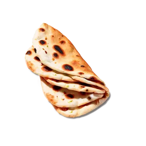 Traditional Naan Bread PNG Ubm