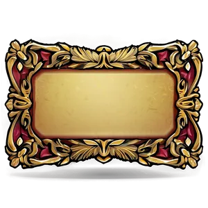 Traditional Name Plate Png 06122024 PNG image