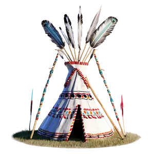 Traditional Native American Teepee Png Rpy PNG image