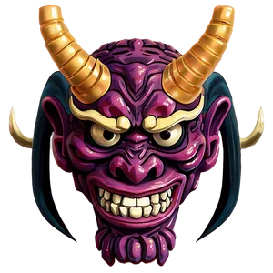 Traditional Oni Mask Png Jkl58 PNG image