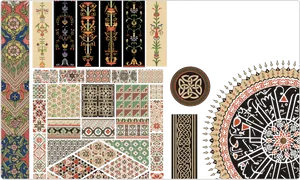 Traditional Ornament Vector Collection PNG image