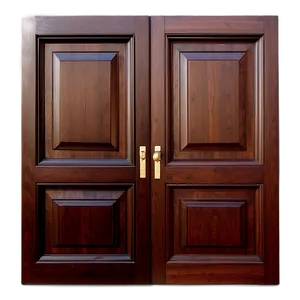 Traditional Panel Door PNG Kad PNG