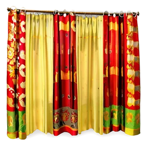 Traditional Patterned Curtain Png Apm16 PNG image