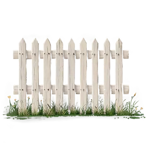 Traditional Picket Fence PNG Jei PNG