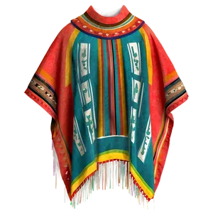 Traditional Poncho Design Png 41 PNG image