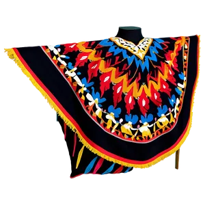 Traditional Poncho Design Png Lrs8 PNG image