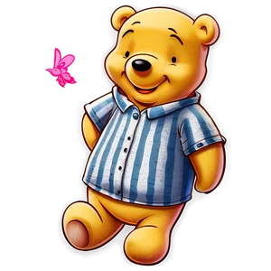 Traditional Pooh Bear Goodnight Png Yff PNG image