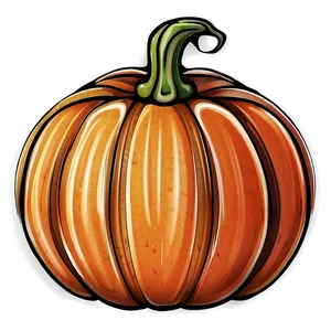 Traditional Pumpkin Outline Symbol PNG Rii PNG