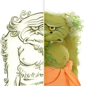Traditional Puppet Design Comparison PNG