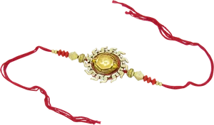 Traditional Rakhi Bracelet PNG image