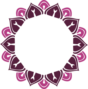 Traditional Rangoli Design Circular Pattern PNG image