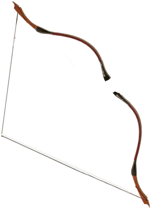 Traditional Recurve Bow PNG image