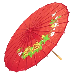 Traditional Red Chinese Umbrella