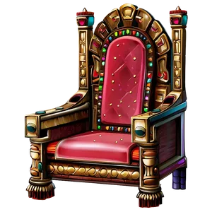 Traditional Royal Throne Png 06262024 PNG image