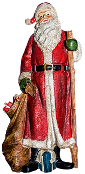 Traditional Santa Claus Figurine