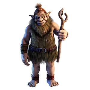 Traditional Scandinavian Troll PNG 43
