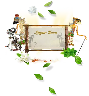 Traditional Shadow Puppet Design PNG