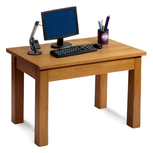Traditional Student Desk PNG Aoo