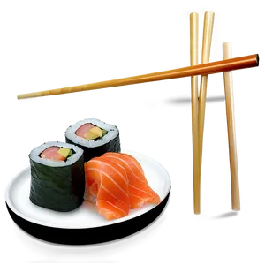 Traditional Sushi Plate PNG Knr