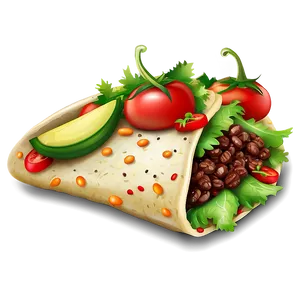 Traditional Taco Clipart Png 06262024 PNG image