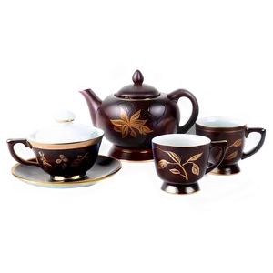 Traditional Tea Set PNG Yqc96 PNG