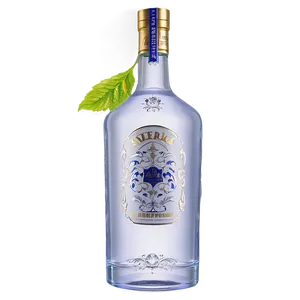 Traditional Vodka Bottle PNG 06212024