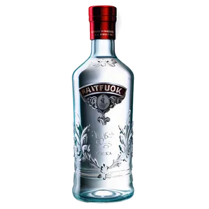 Traditional Vodka Bottle PNG Htq98