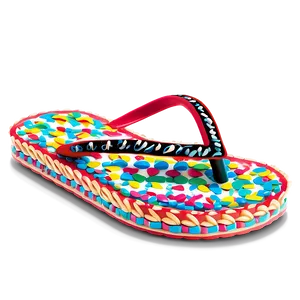 Traditional Woven Flip Flop PNG 06132024 PNG
