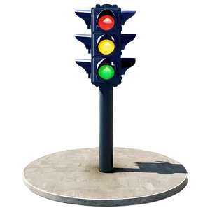 Traffic Light Pedestal Png 05242024 PNG image