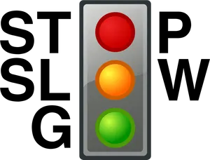 Traffic Light Stop Slow Go Signals PNG image