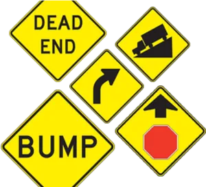 Traffic Signs Collection PNG image