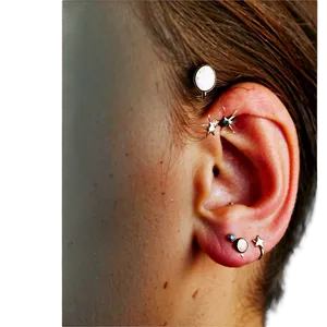 Tragus Ear Piercing Png 96 PNG image