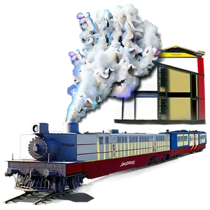 Train Smoke Plume PNG 05212024