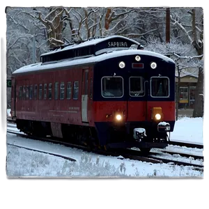 Train Station During Winter PNG Gyv3