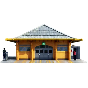 Train Station Entrance Png 06262024 PNG image